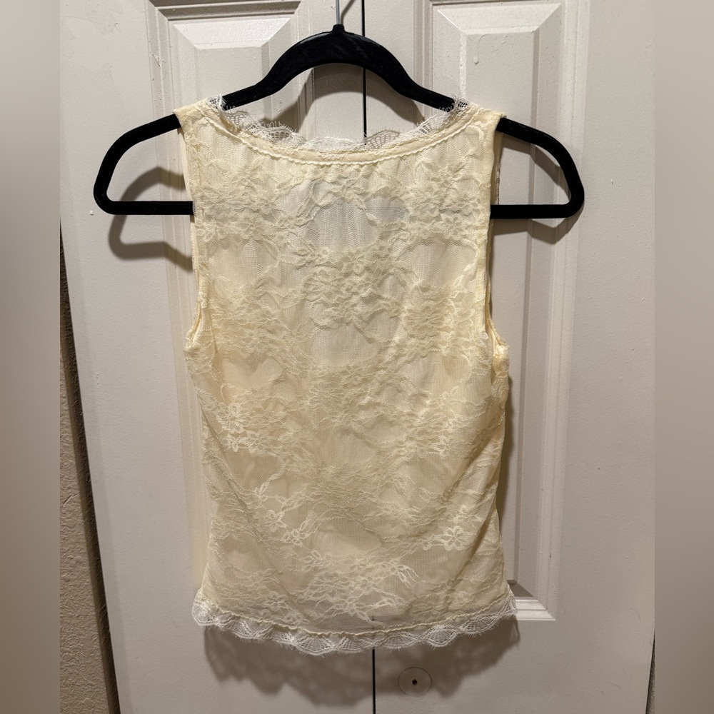 NWT Princess Polly Far Away Top Yellow Lace Y2K inspired Romantic Boho chic,6 - Picture 12 of 12